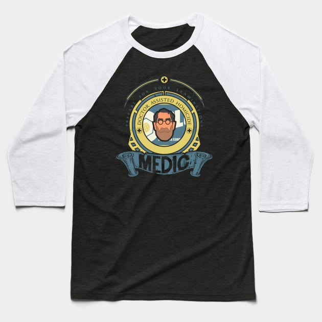 Medic - Blue Team Baseball T-Shirt by FlashRepublic